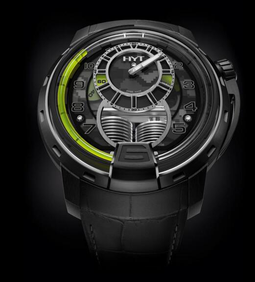 Buy Luxury Replica HYT H1 AIR BLACK PIXEL 148-DL-53-GF-AB watch